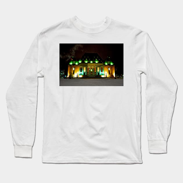 Canada's Supreme Court, Ottawa Long Sleeve T-Shirt by BrianPShaw